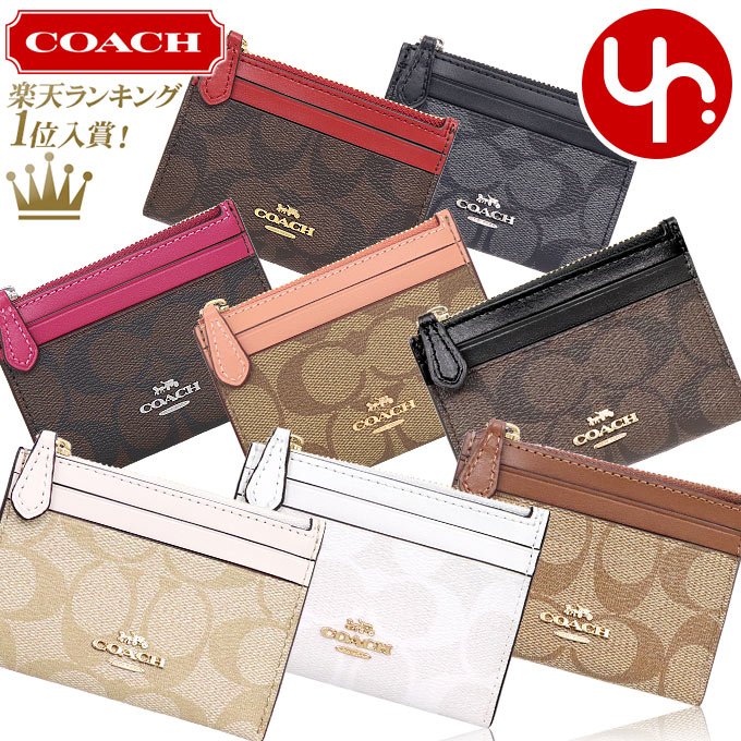 コーチ 財布（レディース） コーチ コインケース COACH 財布 F88208 88208 特別送料無料 ラグジュアリー シグネチャー ミニ ID キーリング スキニー 2 アウトレットレディース ブランド 通販