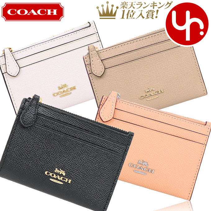 コーチ（COACH) 【72時間限定ポイント2倍】コーチ COACH 財布 コインケース F88250 88250 特別送料無料 コーチ ラグジュアリー クロスグレーン レザー ミニ ID キーリング スキニー 2 アウトレットレディース ブランド 通販