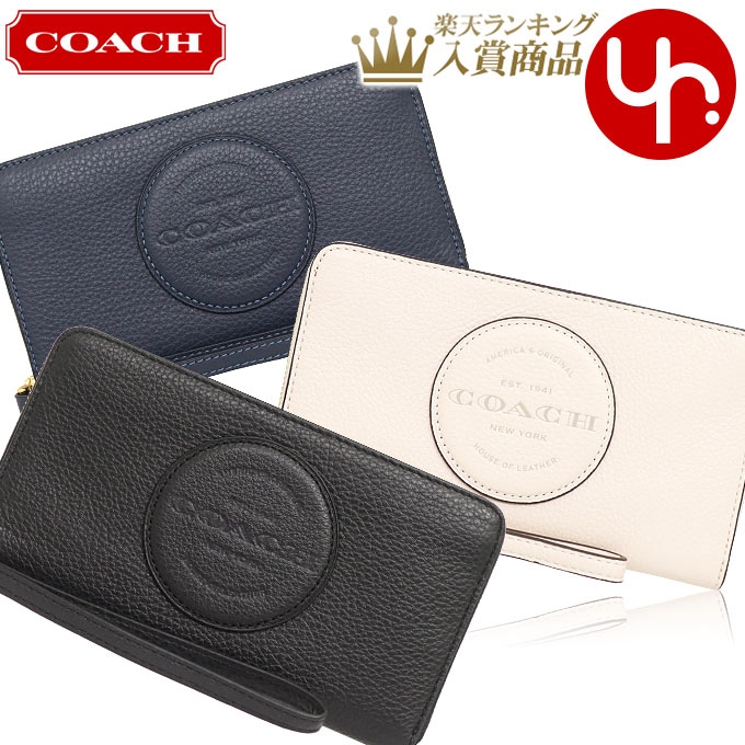 コーチ 財布（レディース） コーチ COACH 財布 二つ折り財布 FC4111 C4111 特別送料無料 ラグジュアリー ペブルド レザー COACH ロゴ パッチ デンプシー ラージ フォン ウォレット アウトレット品レディース ブランド 通販