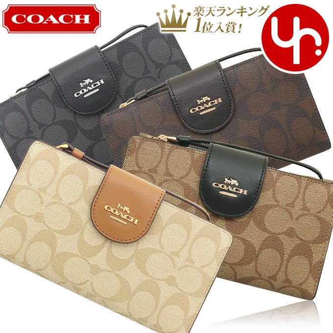 コーチ 財布（レディース） 【72時間限定ポイント2倍】コーチ COACH 財布 長財布 FC2874 C2874 特別送料無料 ラグジュアリー カラーブロック シグネチャー テック ウォレット アウトレットレディース ブランド 通販