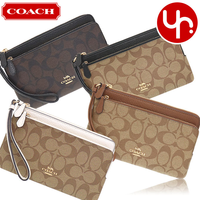 コーチ 長財布 レディース コーチ COACH 財布 長財布 FC5576 C5576 特別送料無料 ラグジュアリー シグネチャー PVC レザー ダブル ジップ ウォレット アウトレット品レディース ブランド 通販 L型