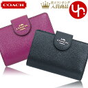 コーチ COACH 財布 二つ折り財布 FCF233 CF233 特別送料無料 ラグジュアリー パテント クロスグレーン レザー ミディアム コーナー ジップ ウォレット アウトレット品レディース ブランド 通販 L型