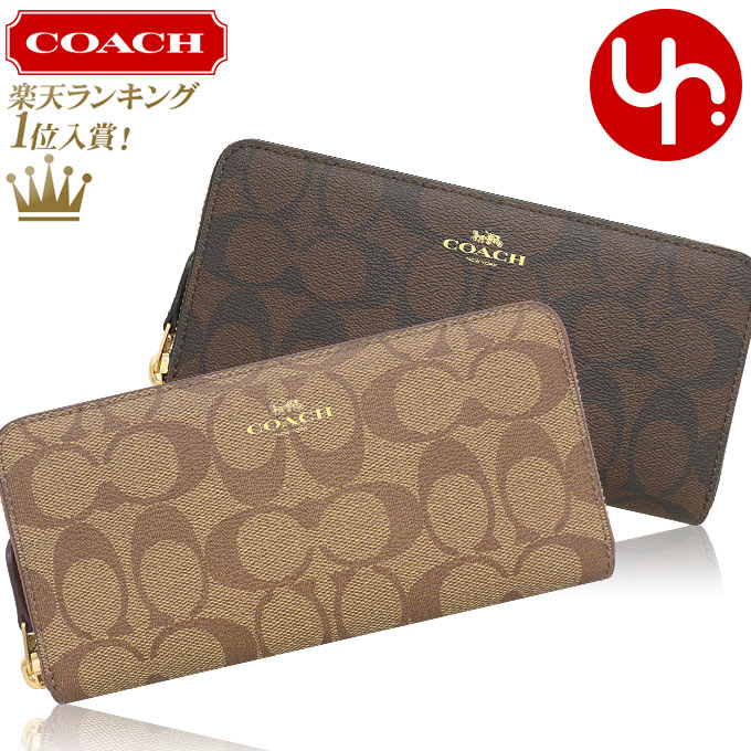 コーチ 長財布 レディース コーチ COACH 財布 長財布 F59267 59267 特別送料無料 ラグジュアリー シグネチャー PVC レザー スリム アコーディオン ジップ アラウンド アウトレット品レディース ブランド 通販 薄型 2023AW