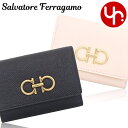 サルヴァトーレ フェラガモ Salvatore Ferragamo 財布 三つ折り財布 22 0862 特別送料無料 ガンチーニ カーフ レザー トリフォールド コンパクト ウォレットレディース ブランド 通販 2025AW