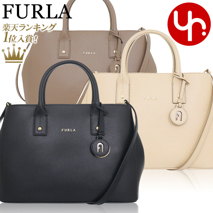 フルラ トートバッグ（レディース） 【72時間限定ポイント5倍】フルラ FURLA バッグ トートバッグ WB01286 ARE000 AF000 ACERO 特別送料無料 リンダ レザー スモール トート ショルダーストラップ付きレディース ブランド 通販 斜めがけ 2023AW