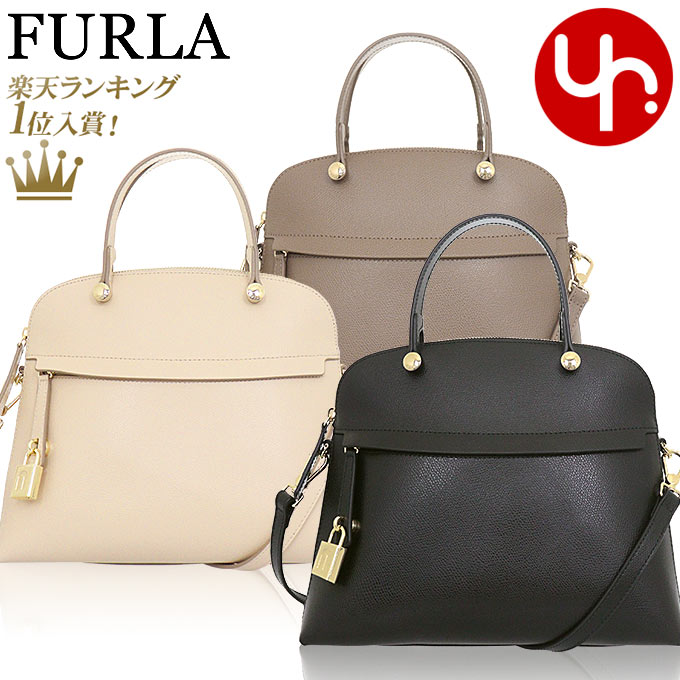 フルラ ハンドバッグ（レディース） 【26時間限定ポイント5倍】フルラ FURLA バッグ ハンドバッグ WB01285 ARE000 AF000 ACERO 特別送料無料 パイパー レザー ミディアム ドーム ハンドバッグレディース ブランド 通販 2023AW