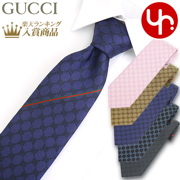 グッチ ネクタイ 【26時間限定ポイント2倍】グッチ GUCCI アパレル ネクタイ 456522 4B002 特別送料無料 AREND GG パターン ロゴ ウェブ ライン シルク ネクタイメンズ ブランド 通販