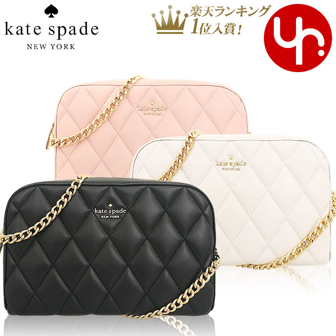 ケイト・スペード ニューヨーク 革バッグ レディース ケイトスペード kate spade バッグ ショルダーバッグ KA592 特別送料無料 キャリー スムース キルテッド レザー ミニ チェーン カメラ バッグ アウトレット品レディース ブランド 通販 斜めがけ 2023SS