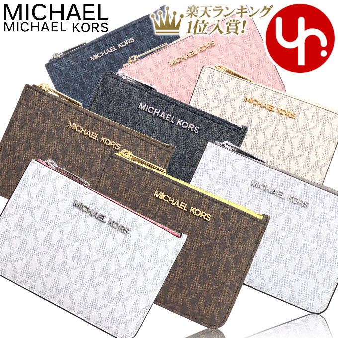 【ポイント10倍 9/6 1時迄】マイケルコース MICHAEL KORS 財布 コインケース 35H9GTVP1B 35H9STVP1B 特別送料無料 ジェット セット トラベル シグネチャー スモール トップ ジップ ID キーリング コイン ポーチ アウトレットレディース ブランド 通販 2022 タイムセール