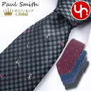 【24時間限定ポイント2倍】ポールスミス Paul Smith アパレル ネクタイ M1A 0TIEX HLU01 特別送料無料 ポールスミス アルファベット ギンガムチェック ジャガード ネクタイメンズ ブランド 通販 2023AW