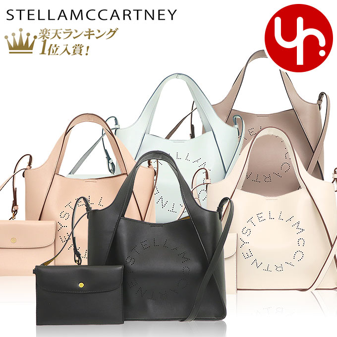 楽天インポートコレクションYR【76時間限定ポイント2倍】ステラマッカートニー STELLA McCARTNEY バッグ トートバッグ 513860 W8542 特別送料無料 ステラ ロゴ エコ フェイクレザー ソフト クロスボディー （ポーチ付き）レディース ブランド 通販 斜めがけ