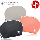 ユーエスポロアッスン U.S.POLO ASSN. 小物 ポーチ USPA-2666 送料別 PUレザー ラウンド ポーチレディース ブランド 通販 2024S...