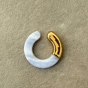 【PREEK プリーク】UKISHIMA LT.BLUE AGATE EAR CUFF ブルーアゲート イヤーカフ