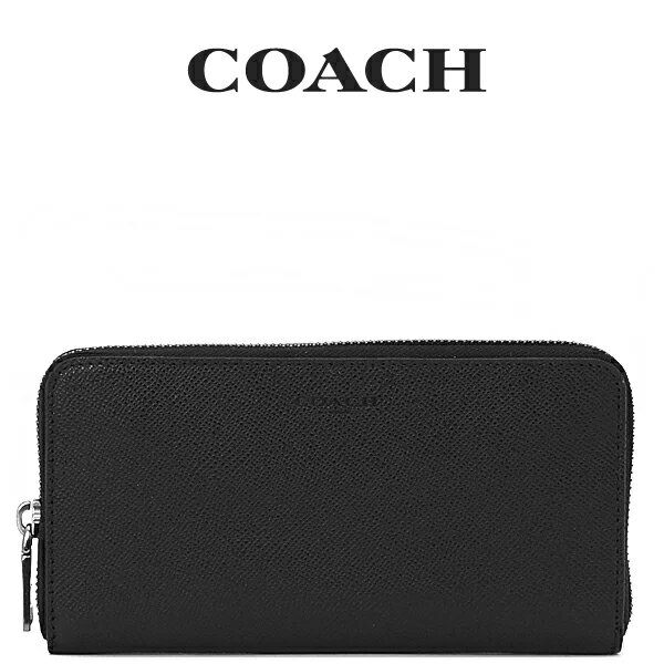 コーチ コーチ COACH アウトレット メンズ 財布 ラウンドジップ長財布 58107 BLK(ブラック)