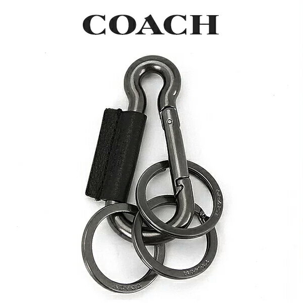 ★ 【メール便送料無料】 コーチ COACH アウトレット メンズ 小物 キーホルダー 64769 BLK(ブラック) ブラック【FKS】