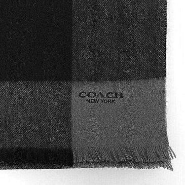 コーチ COACH メンズ マフラー F21055 GRY(グレー)