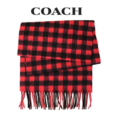 コーチ COACH メンズ マフラー F21057 RED(レッド)【FKS】