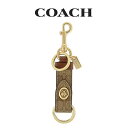 ★ 【楽天スーパーSALE】 【メール便送料無料】 コーチ COACH アウトレット レディース 小物 チャーム・キーホルダー バッグチャーム F49314 GDKHA(ゴールド×カーキ) シグネチャー