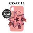 ★ コーチ COACH アウトレット レディース 小物 スマホケース・リング iPhone X/XS F63886 ERE(ペタルマルチ) ピンク【在庫処分】