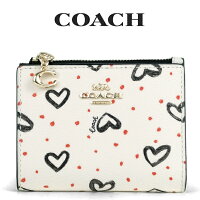 コーチ COACH レディース 財布 ミニ財布 91058 IMQA2(チョークピンクマルチ×ブラック)【FKS】