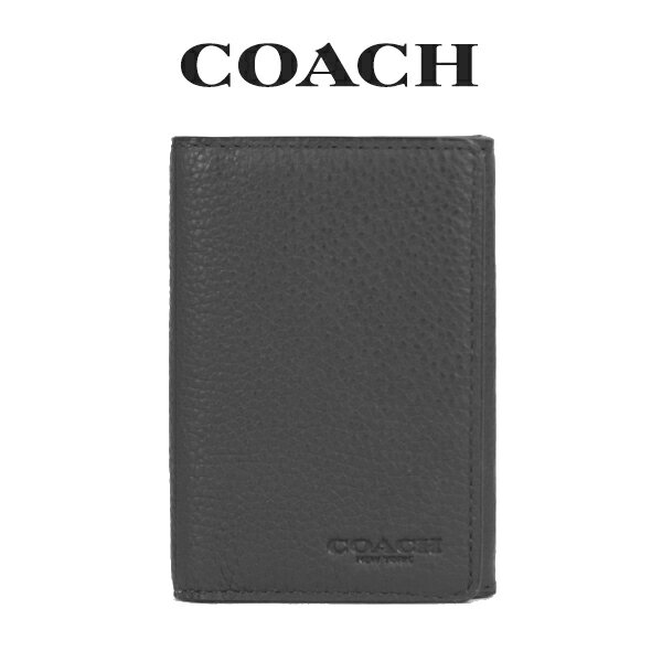 コーチ 名刺入れ（メンズ） コーチ COACH アウトレット メンズ 小物 カードケース 名刺入れ 91308 QB/BK(ブラック) ブラック