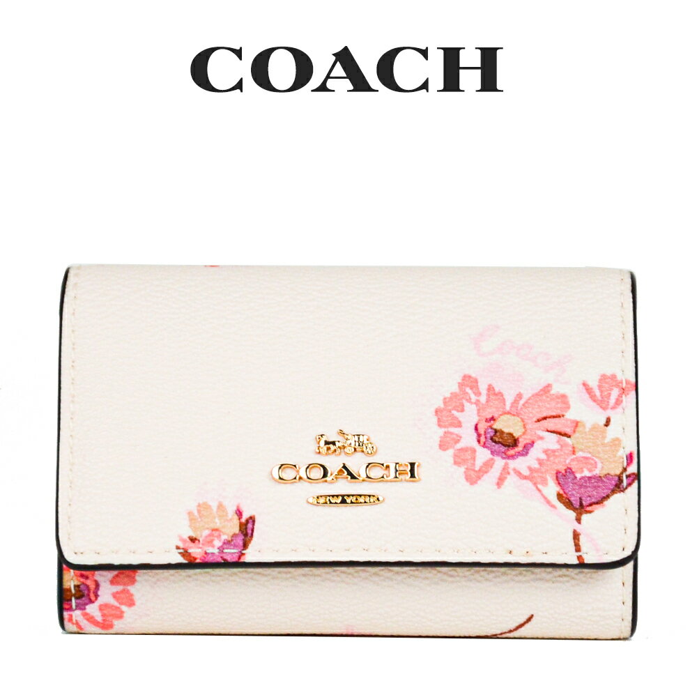 コーチ（COACH) コーチ COACH アウトレット レディース 小物 キーケース C0379 IMCAH(チョークマルチ) 花柄【FKS】