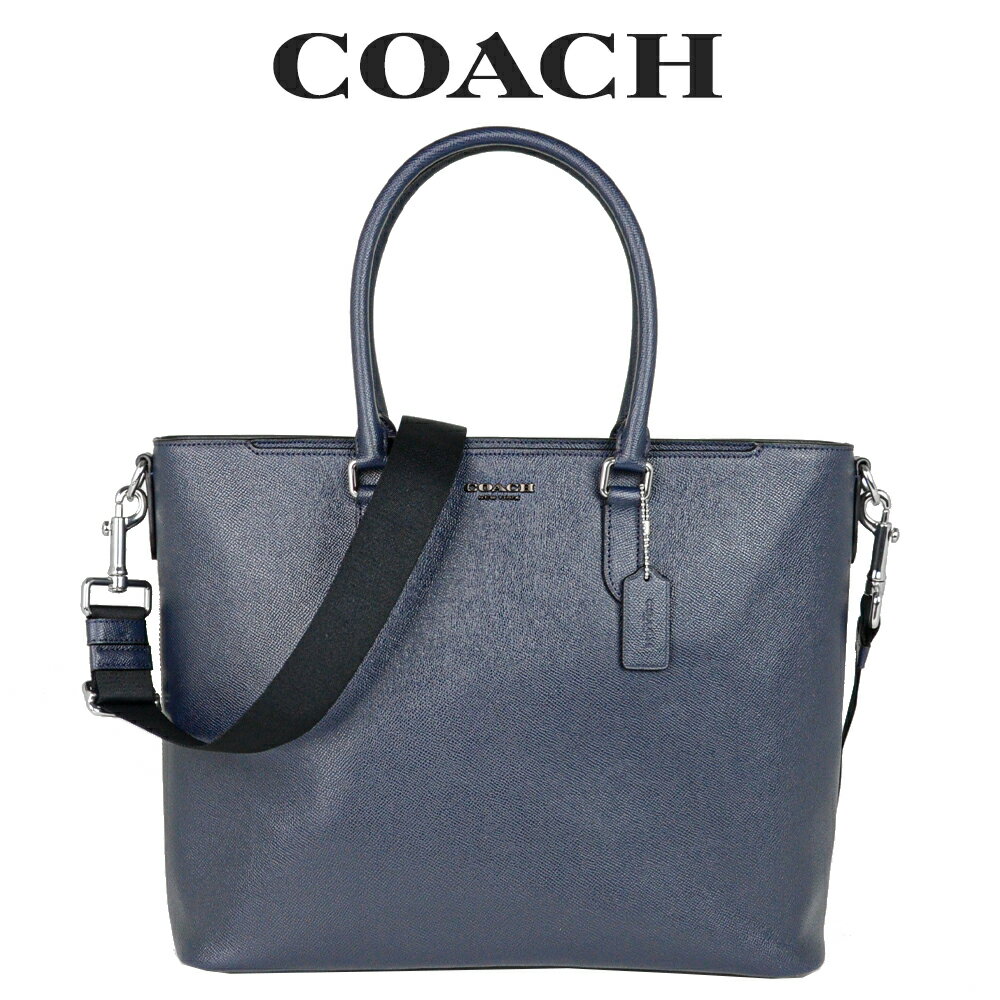 コーチ トートバッグ メンズ ★ 【楽天スーパーSALE】コーチ COACH アウトレット メンズ バッグ トートバッグ C2842 QB/MQ(ミッドナイト) ネイビー