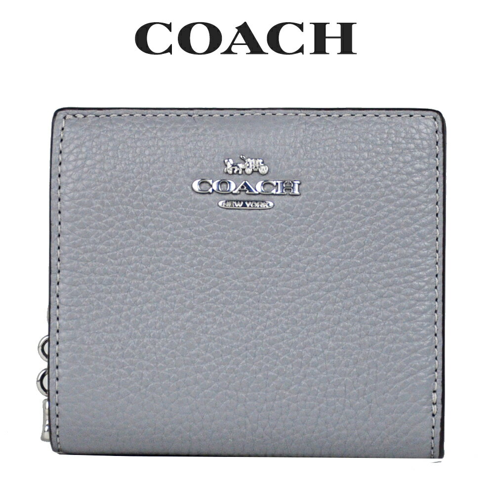 コーチ COACH アウトレット レディース 財布 ミニ財布 C2862 SV/E7(シルバー×グラナイト) グレー