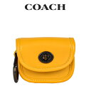 ★ コーチ COACH アウトレット メンズ 小物 キーホルダー C3163 QBRM1(オーカー) イエロー【在庫処分】