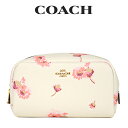 コーチ COACH レディース 小物 ポーチ・リストレット コスメポーチ C3299 IMCAH(チョークマルチ) 花柄