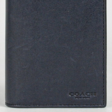 ★ コーチ COACH アウトレット メンズ 財布 二つ折り長財布 74949 MID(ミッドナイト) ネイビー【在庫処分】
