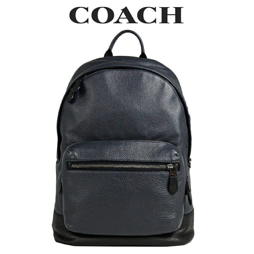 コーチ リュック メンズ ★ コーチ COACH アウトレット メンズ バッグ バックパック・リュック 2854 QBBHP(ミッドナイトネイビー) ネイビー【在庫処分】