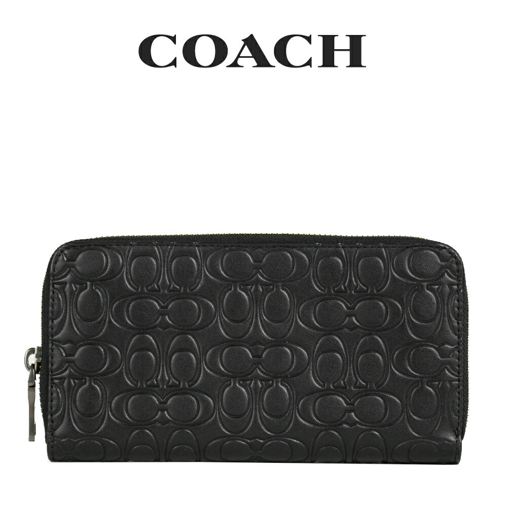 コーチ 長財布 メンズ ★ コーチ COACH アウトレット メンズ 財布 長財布 32033 BLK(ブラック) ブラック【在庫処分】