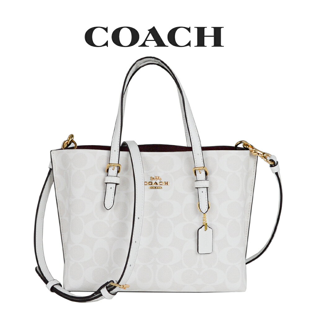 コーチ COACH アウトレット レディース バッグ ハンドバッグ ラクラク開閉 2WAYバッグ C4250 IMRFF(チョーク×グレイシャーホワイト) シグネチャー