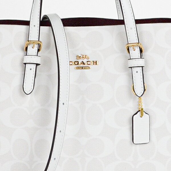 コーチ COACH アウトレット レディース バッグ ハンドバッグ ラクラク開閉 2WAYバッグ C4250 IMRFF(チョーク×グレイシャーホワイト) シグネチャー