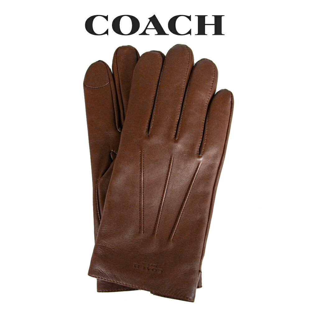 コーチ COACH アウトレット メンズ 小物 アパレル 手袋 (サイズS/サイズM/サイズL) 54182 CWH(ダークサドル) ブラウン