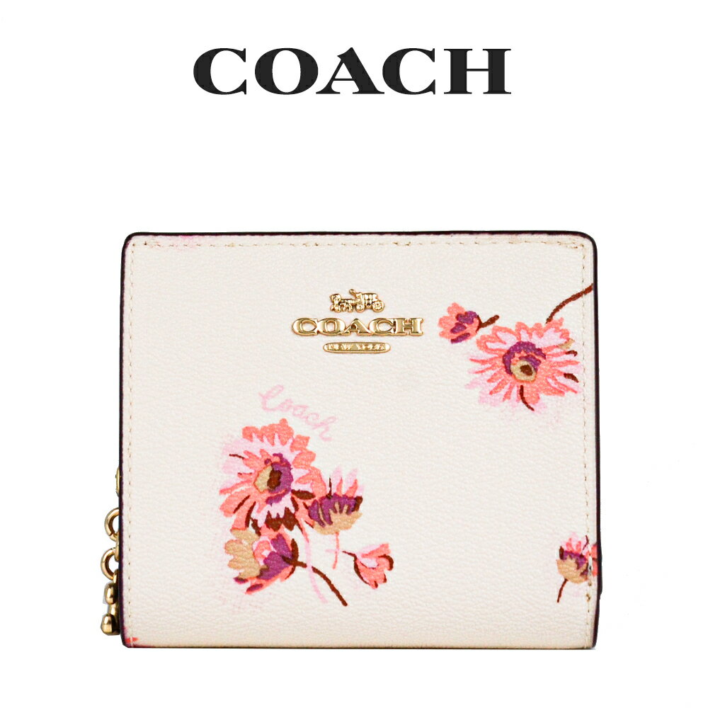 ★ コーチ COACH アウトレット レディース 財布 ミニ財布 C8691 IMCAH(チョークマルチ) 花柄