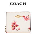 ★ コーチ COACH アウトレット レディース 財布 ミニ財布 C8691 IMCAH(チョークマルチ) 花柄