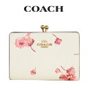 ★ コーチ COACH アウトレット レディース 財布 二つ折り財布 C8737 IMCAH(チョークマルチ) 花柄【在庫処分】