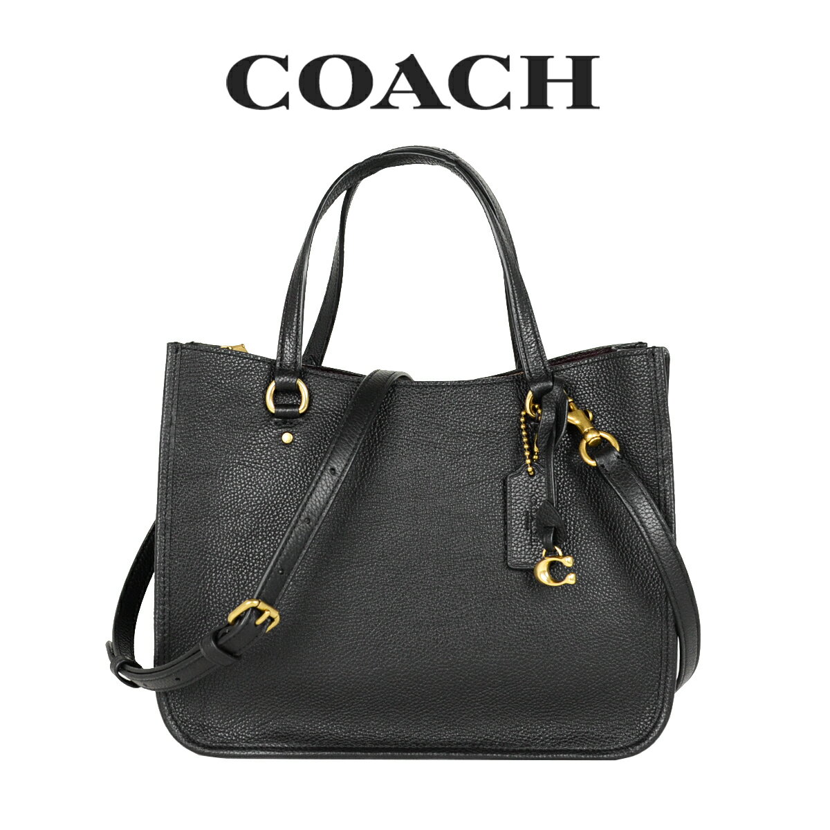 ハンドバッグ コーチ COACH アウトレット レディース バッグ ハンドバッグ ラクラク開閉 2WAYバッグ C3460 B4/BK(ブラック) ブラック