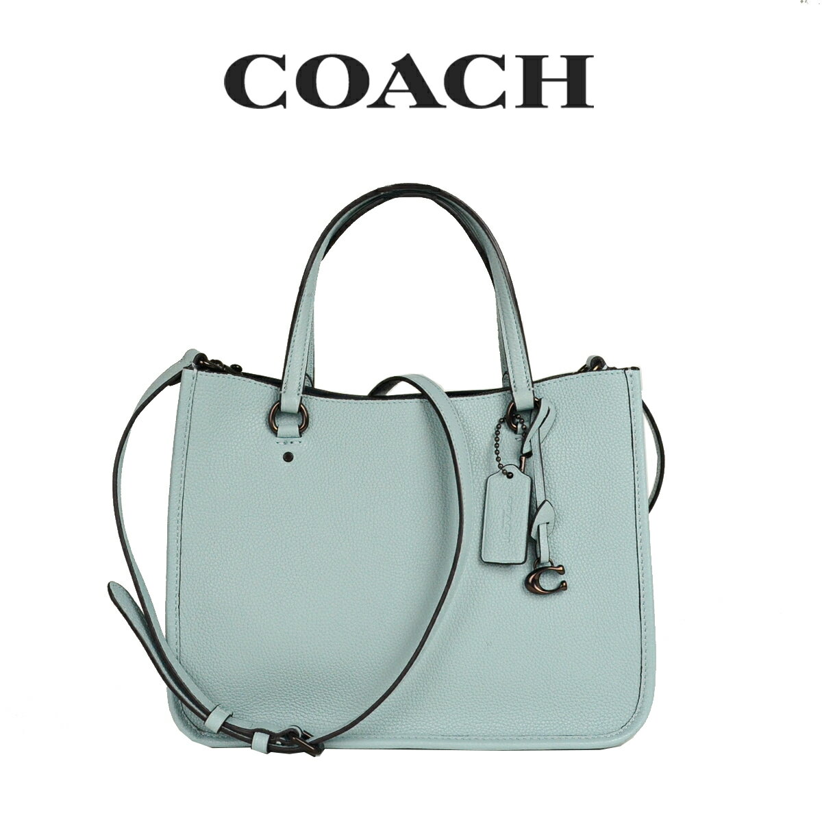 ハンドバッグ ★ コーチ COACH アウトレット レディース バッグ ハンドバッグ ラクラク開閉 2WAYバッグ C3460 V5AQU(アクア) ブルー【在庫処分】