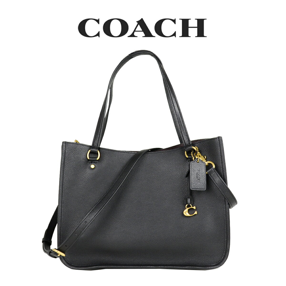 コーチ 革トートバッグ レディース コーチ COACH アウトレット レディース バッグ トートバッグ A4サイズ C3768 B4/BK(ブラック) ブラック