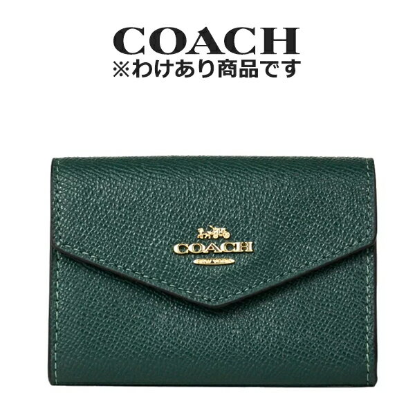 コーチ 名刺入れ コーチ COACH アウトレット レディース 小物 カードケース 名刺入れ CH487 IMCZS(ダーク パイン) グリーン