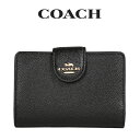 ★ コーチ COACH アウトレット 旅行 レディース 財布 二つ折り財布 6390 IMBLK(ブラック) ブラック【在庫処分】