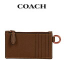 ★ コーチ COACH アウトレット メンズ 小物 カードケース C6696 CWH(ダークサドル) ブラウン【在庫処分】