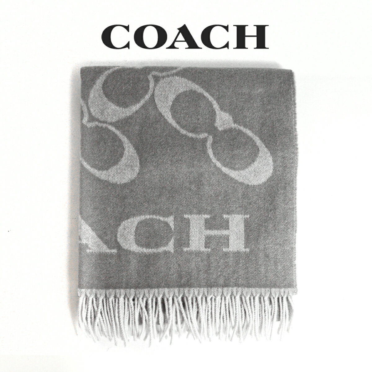 コーチ コーチ COACH アウトレット レディース 小物 アパレル マフラー CB684 C2J(グレーバーチ) シグネチャー