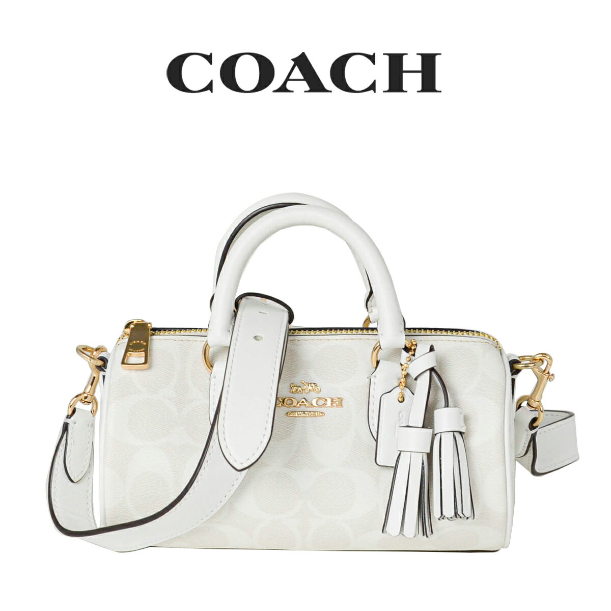 コーチ COACH アウトレット レディース バッグ ミニショルダー ショルダーバッグ CK689 IMRFF(チョーク×グレイシャーホワイト) シグネチャー