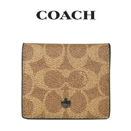 コーチ（COACH) 【最大12500円OFFクーポン配布中4/1(月)9:59まで】コーチ COACH アウトレット メンズ 財布 コインケース 75502 KHA(カーキ) シグネチャー