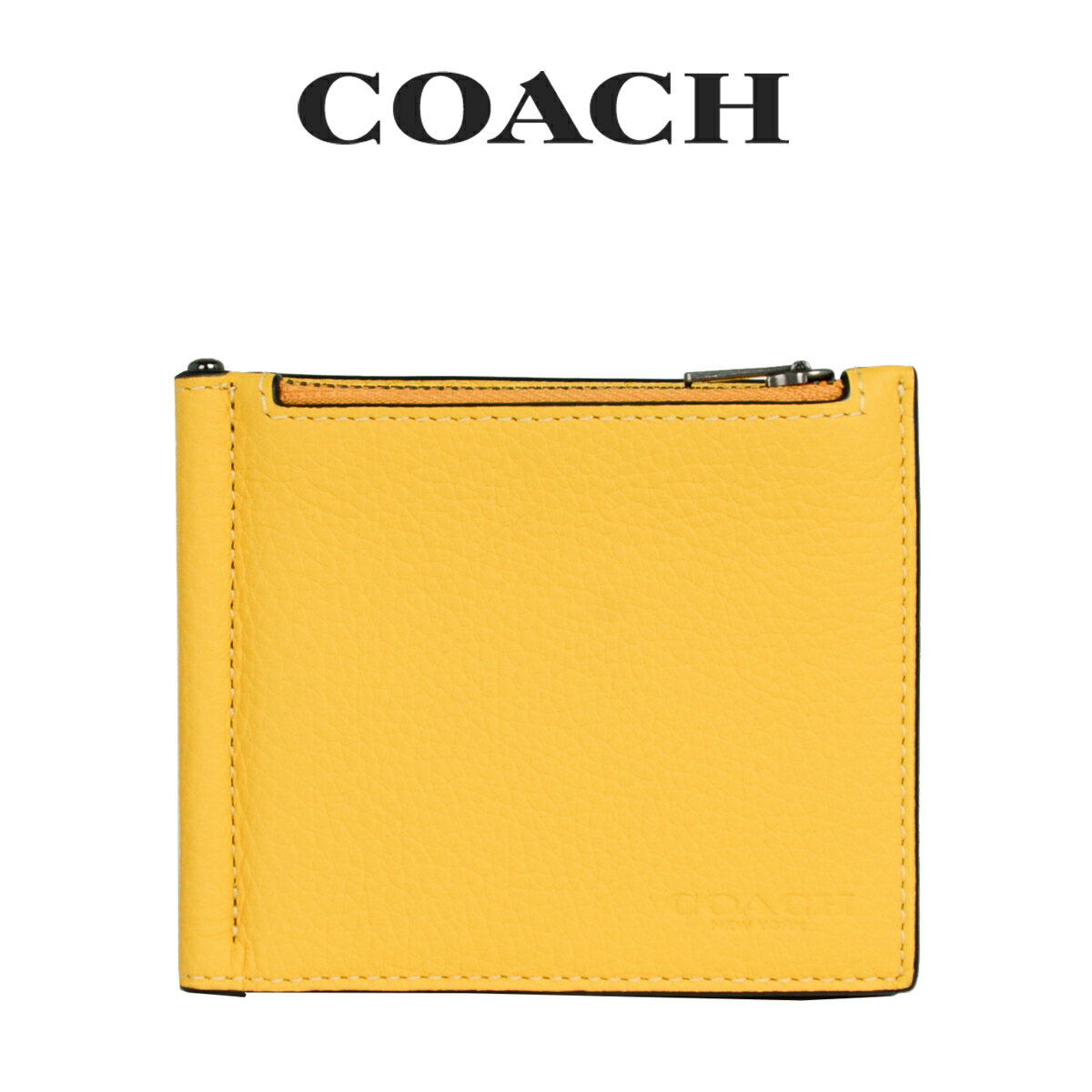 コーチ コーチ COACH アウトレット メンズ 財布 二つ折り財布 C8272 QBCY3(カナリー) イエロー