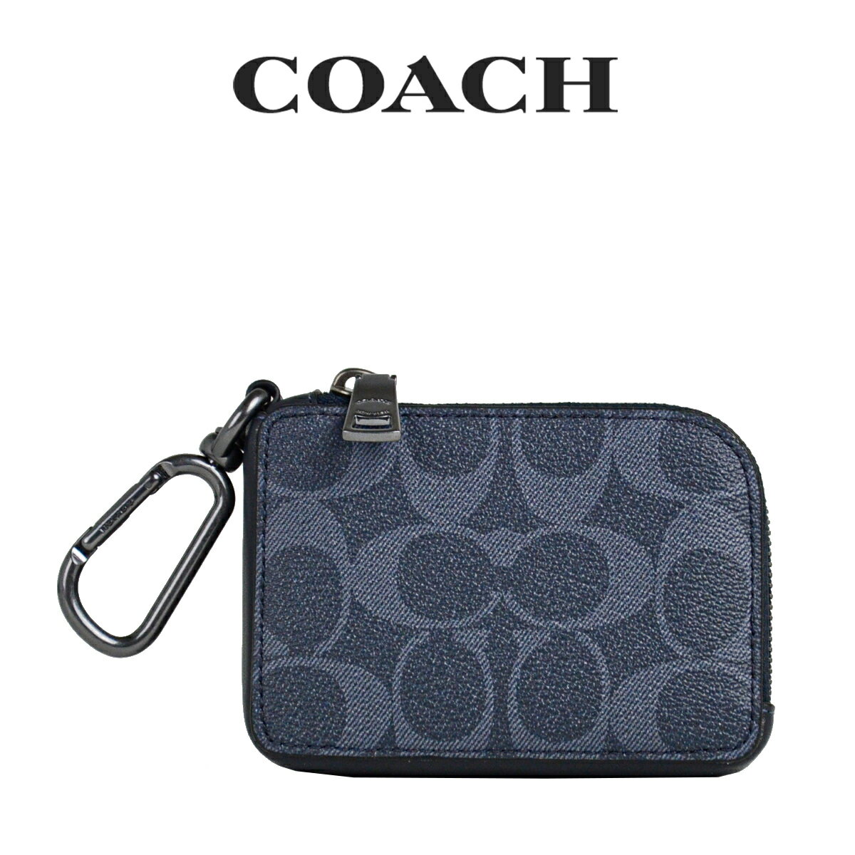 コーチ COACH アウトレット メンズ 小物 キーケース CB927 QBDEN(デニム) シグネチャー